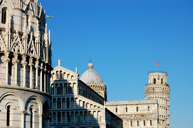 A shot of the Piazza dei Miracoli complex (minus the Cimitero Monumentale)