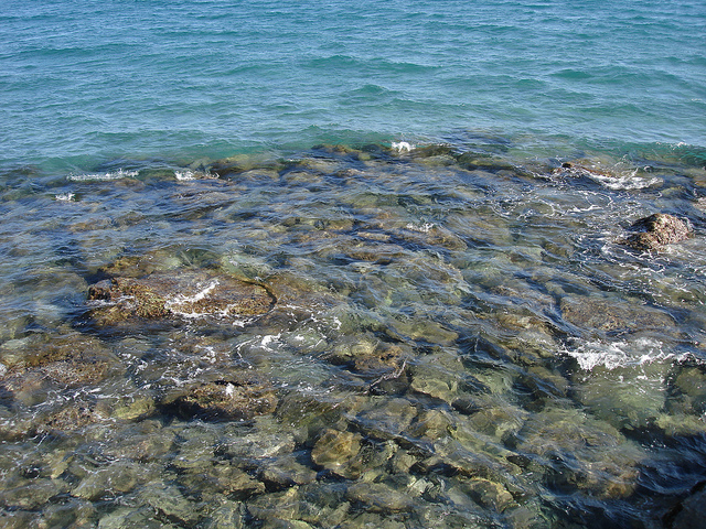 Italy in May: the crystal clear sea of the Ligurian coast 