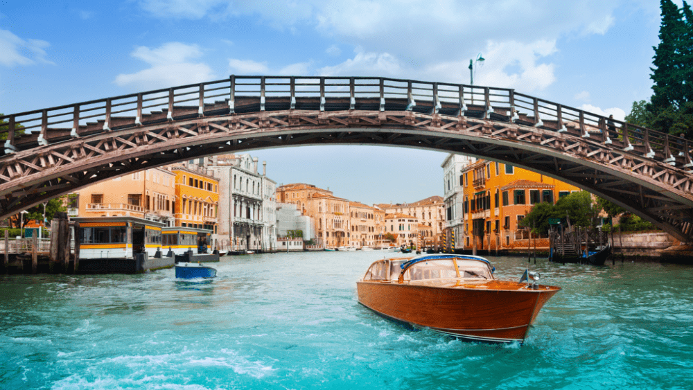 Venice accademia bridge museum