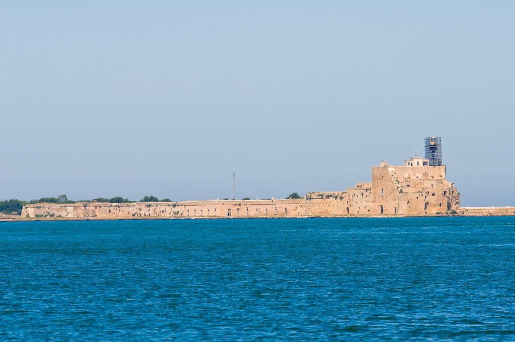 castel di mare, brindisi, puglia castle. 