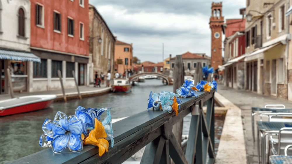 Murnao isand glass bridge venice