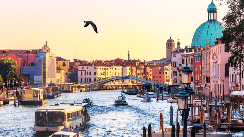 Venice canals Italy