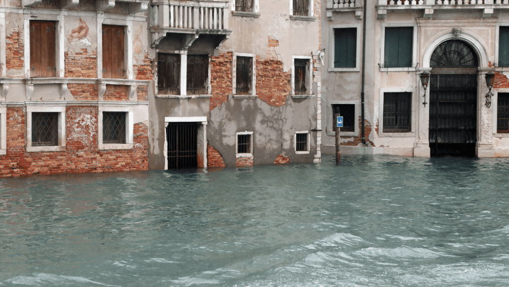 Venice canals water buildings