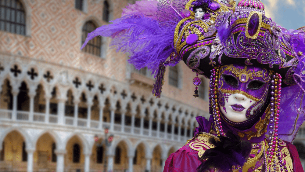 Venice carnival mask