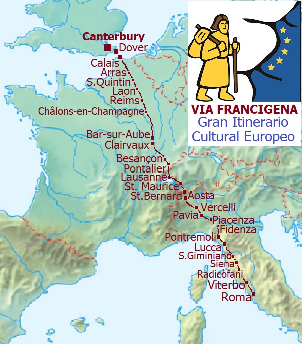 Via Francigena walking trail