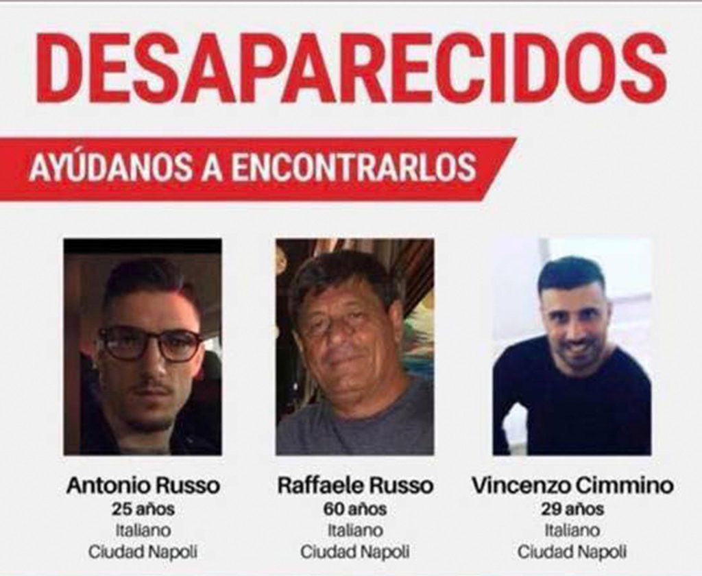 Italians disappeared in Mexico